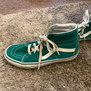 Green high tops vans